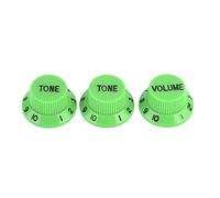 Shanrya Wear-Resistant Smooth Guitar Volume Control Knobs, Guitar Tone Control Knobs, for Guitar Repair Master Bands Guitar Instrument Lovers(green)