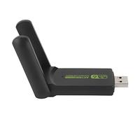 Shanrya WiFi Dongle, Wireless USB Adapter 2 Antenna USB 3.0 for Travel