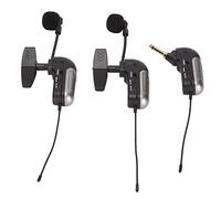 Shanrya Wireless Instrument Microphone, UHF Clip Condenser Mic Receiver Transmitter for Stage Performance for Tuba