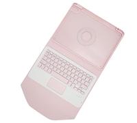 Shanrya Wireless Keyboard Case, Keyboard with Touchpad 10.9 in Accurate Cutout All in One Design PU ABS for Travel (Pink)