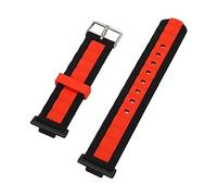 Shanrya Wrist Strap, Elastic Watch Band 2 Pcs for Daily Life (Black Red)