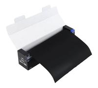 ShanSon Disposable Plastic Cutting Board Easy To Use Flexible Cutting Board Sheets with Built In Sliding Cutter For Thanksgiving Cooking Prep, Commercial, Traveling, Tailgating, Camping,Black