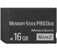 ShanVa 16 GB Memory Stick PRO Duo Mark 2 High-Speed MagicGate Card - Compatible with PSP 1000/2000 / 3000, Cyber-Shot DSC Cameras, Alpha DSLR, Handycam & More