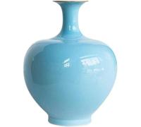 SHANYAYALI Ceramic Vase Blue and White Porcelain Grave Modern Simple for Dry Flowers Decoration Art Home Household Living Room Bedroom Office Desktop