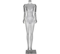 SHANYAYALI Standing Human Retail Mannequins with A Height of 66.92 Inches Velvet Torso Detachable and Rotatable Mannequin(Gray)