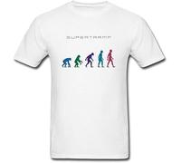 SHANYE ZHENPIN Men's Supertramp Brother Where You Bound T Shirt White XL