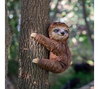 SHAODIE Sloth Tree Hugger, Outdoor Tree Ornament, Sloth Sculpture, Resin Garden Sculpture Ornament, Tree Peeper Statue