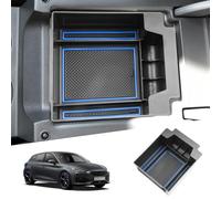 SHAOHAO Center Console Organizer for SEAT Ateca FR/Cupra Ateca SUV 2017 2018-2024 Organizer Tray Interiors Decoration Storage box seat ateca accessories Blue