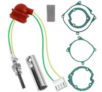 shaojian 12V 2KW 5KW 8KW Glow Plug Repair Kit, Chinese Diesel Parking Heater Gaskets Ceramic Glow Plug Heater Repair Parts Glow Ignition Plug Service Kit Heater Accessories for Car Truck Boat