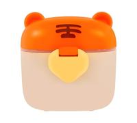 shaojian Baby Formula Powder Dispenser 8.3oz, 236g Milk Powder Dispenser Pot with Scoop, Quality PP & Sealing Formula Holder for Outdoor Travel Outdoor Picnic, for Milk Powder Snacks Candy(orange)