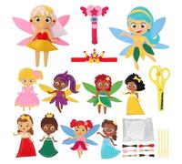 shaojian Sewing Kit for Kids Beginner Arts and Crafts, My First Sewing Kit, Easy DIY Projects of Stuffed Animal Felt Craft, Educational Christmas Birthday Gifts Toys for Girls 5-12 Years Old(Girls)