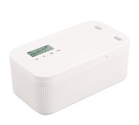 shaojian Timed Lockable Storage Box Small Safe Timed Medicine Storage Box Phone Lock Case Fridge Snack Locking Container Unplug from Phones,Video Games,Social Media,Snacks&Cravings(Beige)