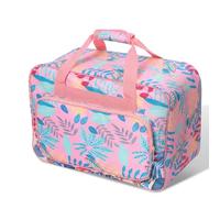 shaojian Universal Sewing Machine Bag, Water-Resistant Oxford Sewing Carrying Case with Accessory Pockets, Portable Storage Dust Cover Fits Most Standard Machines(Pink)