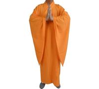 Shaolin Buddhist Monk Dress Meditation Haiqing Robe Kung fu Suit Men's Costumes Summer Buddhist Shaolin Monk Robe
