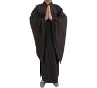 Shaolin Buddhist Monk Dress Meditation Haiqing Robe Kung fu Suit Men's Costumes Summer Buddhist Shaolin Monk Robe
