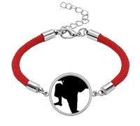 Shaolin Kung Fu China Chinese Martial Art Lucky Red String Bracelet Rope Bracelet Handmade
