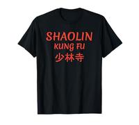 Shaolin Kung Fu Temple in Chinese Letters T-Shirt