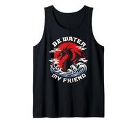 Shaolin Spirit Be Water My Friend Martial Arts Chinese Tank Top