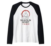 Shaolin Spirit Zen Monk Raglan Baseball Tee