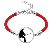 Shaolin Stick Chinese Kung Fu Martial Art Lucky Red String Bracelet Rope Bracelet Handmade