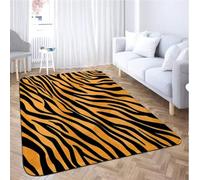 SHAOPENGA Animal Skin Pattern Leopard Print Carpet Home Bedroom Floor Decor Large Mat Non-Slip Coffee Table Area Rug Bathroom Doormat 50x80cm