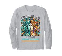 Shape Art I Turn Glass Into Art Mosaic Glass Art Long Sleeve T-Shirt