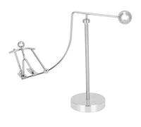 Shape Balancing Toy, Mini Desktop Metal Ornament, 4.8 x 13.5 x 17cm - Stress Relief, Pendulum Motion, Home and Office Decoration
