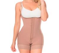 SHAPE CONCEPT 054 058 Fajas Colombianas Reductoras y Moldeadoras Post Surgery Compression Garment Tummy Tuck, Cocoa, Medium