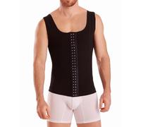 SHAPE CONCEPT 062 063 Fajas Colombianas para Hombres Mens Girdle High Compression Garmen Shapewear Body Shaper for Men, Black, L