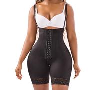 SHAPE CONCEPT High Compression Shapewear Tummy Control Fajas Colombianas Moldeadoras Tummy Control Shapewear Women, Black With Rods, S