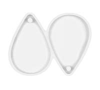 Shape Earrings Mold Tear Resin Silicone Keychain Shape Teardrop Molds Pendant for Jewelry Making Silicone Molds for Women Girls Size L