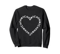 Shape Heart Freedom Symbol Religions Icons Sweatshirt