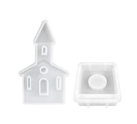 Shape Holder Mold with Base for Making Tealight Decorations Gypsum Ornament Art Craft Creative Project