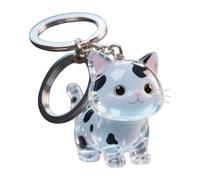 Shape Keychain Fur Memorial Charm Resin Keepsake Capsule Pet Hair Keychain Souvenir Z9Q1 for Cat Lovers Accessor Pendant