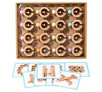 Shape Matching Board Toy Interactive Building Set Wooden Puzzle Toy Fine Motor Skill Training Kindergarten Block Toy