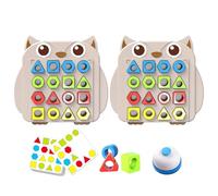 Shape Matching Game | Educational Shape Learning Game - Fun Board Game for Two Players Boys Girls from 2 Years Old