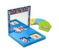 Shape Matching Mirror Puzzle - Enhances Spatial Thinking Visual Imagination | Educational Board Game Pattern Matching | Boys Girls School Classroom Travel Road Trip Stocking Stuffer Cognitive Developm