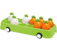 Shape Matching Radish Bus Toy, Kids Early Education Smart Eggs, for Color & Geometry Cognition