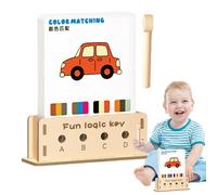 Shape Matching Toy - Color Matching Learning Puzzle | Learning Activity for School Home Travel Classroom Preschool Kindergarten Kids Ages 4+