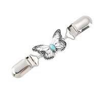 Shape metal clip for holding shawl scarves Durable alloy material craft elegant lace shawl clasp, フリーサイズ