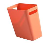 Shape Open Top Garbage Bin Lidless Waste Basket Bathroom Trash Can for Living Room Kitchen and Small Spaces Open Top Waste Basket