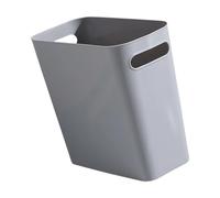 Shape Open Top Garbage Bin Lidless Waste Basket Bathroom Trash Can for Living Room Kitchen and Small Spaces Square Trash Can