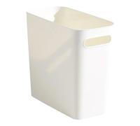 Shape Open Top Garbage Bin Lidless Waste Basket Bathroom Trash Can for Living Room Kitchen and Small Spaces Square Trash Can