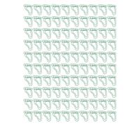 Shape Paper Clips, Slip Resistant Colorfast, Portable Office School Supplies for File Classification, Scrapbooking, Card Making & Paper Crafts(Green)