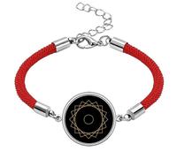 Shape Pattern Geometry Symbol Lucky Red String Bracelet Rope Bracelet Handmade