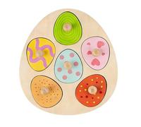 Shape Puzzle - Educational Wooden Matching Sorting Activities - Shape Peg Puzzle - for Kids Travel Road Trip School Classroom Boys Girls Stocking Stuffer