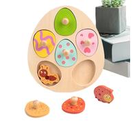 Shape Puzzle - Wooden Fine Motor Matching Board Game,Shape Peg Puzzle | for Kids Travel Road Trip School Classroom Boys Girls Stocking Stuffer