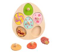 Shape Puzzles for Kids - Wooden Fine Motor Matching Sorting Game,Shape Peg Puzzle | for Classroom School Travel Road Trip Boys Girls Kids Stocking Stuffer