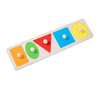 Shape Quick Matching Board Game | Wooden Number Puzzle Toys for - Wood Blocks Shape Sorting Toys Early Learning Birthday Gift