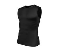 Shape Shirt Men Shaping Vest Body Shaper Compression Tank Top Male Slimming Workout Tummy Control Sleeveless Shirts Gym(Black,2XL)